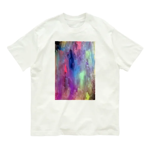 雨のネオン街 Organic Cotton T-Shirt