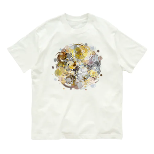 シックな渦巻のペイント Organic Cotton T-Shirt