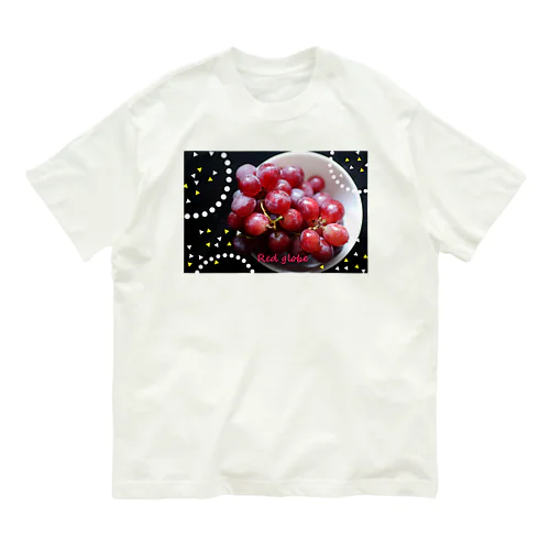 ぶどう オーガニックコットンTシャツ