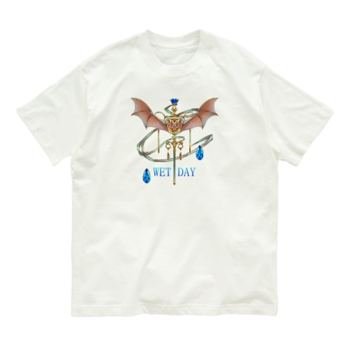 雨の日(コウモリ傘) Organic Cotton T-Shirt