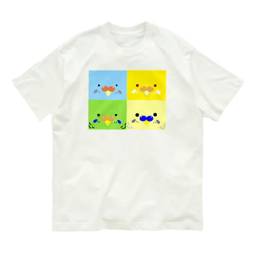 うちのインコ。。 オーガニックコットンTシャツ