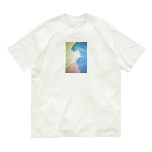 青い髪の女性 Organic Cotton T-Shirt