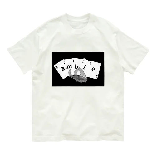 gamble オーガニックコットンTシャツ