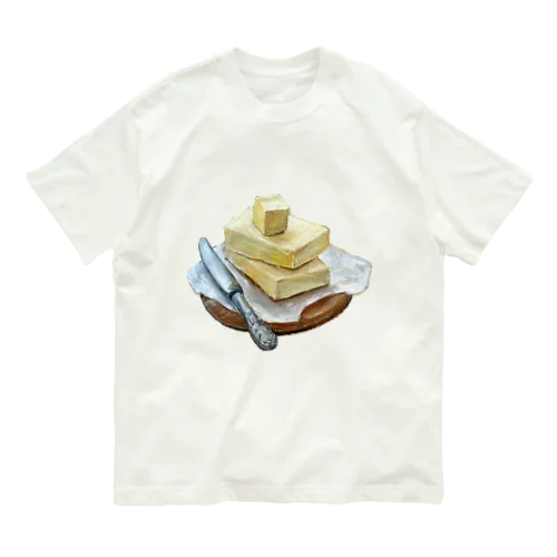 バター オーガニックコットンTシャツ