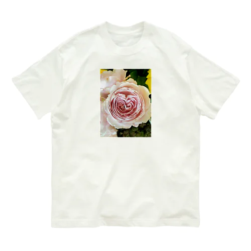 薔薇の中のハート Organic Cotton T-Shirt