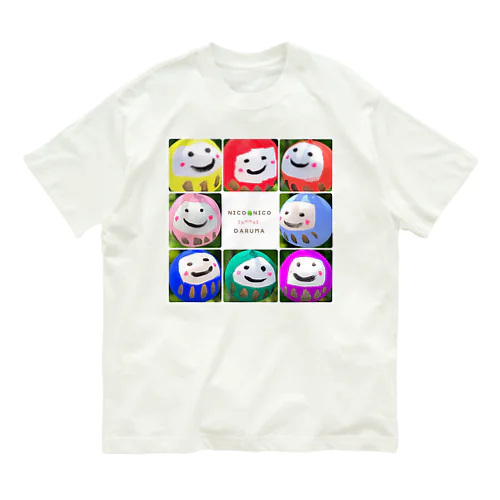 NICO NICO DARUMA オーガニックコットンTシャツ