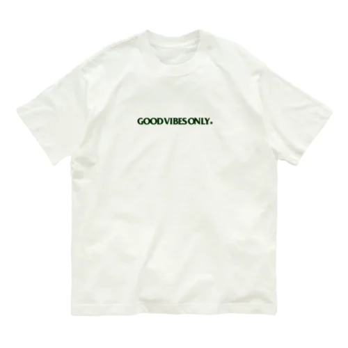 GOOD VIBES ONLY #2 オーガニックS/S  Organic Cotton T-Shirt