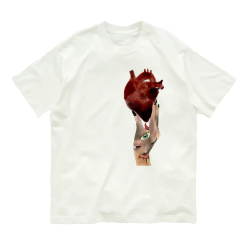 Squeeze your heart ♥️  オーガニックコットンTシャツ