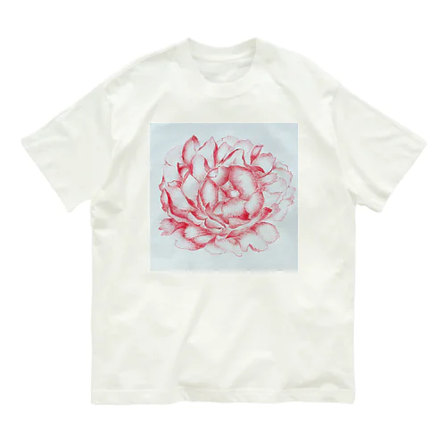 芍薬 peony Organic Cotton T-Shirt