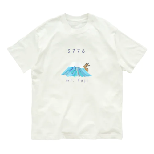 フジとシカ Organic Cotton T-Shirt