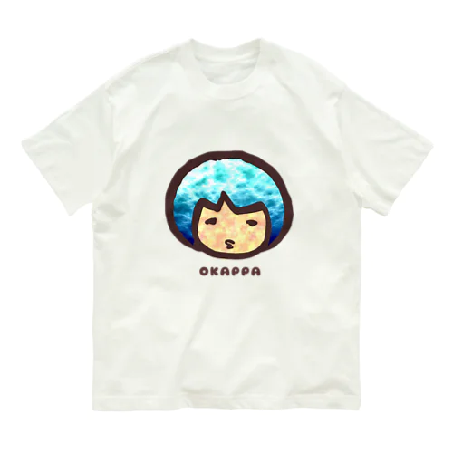 おかっぱ頭の女の子 オーガニックコットンTシャツ