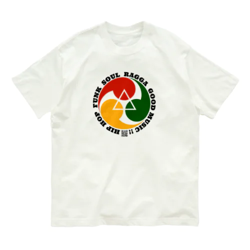 三つ巴オリジナルTシャツ 유기농 코튼 티셔츠
