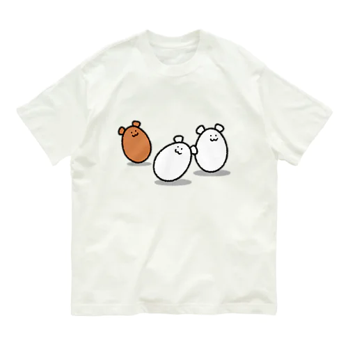 たまごん&くんせいたまごん オーガニックコットンTシャツ