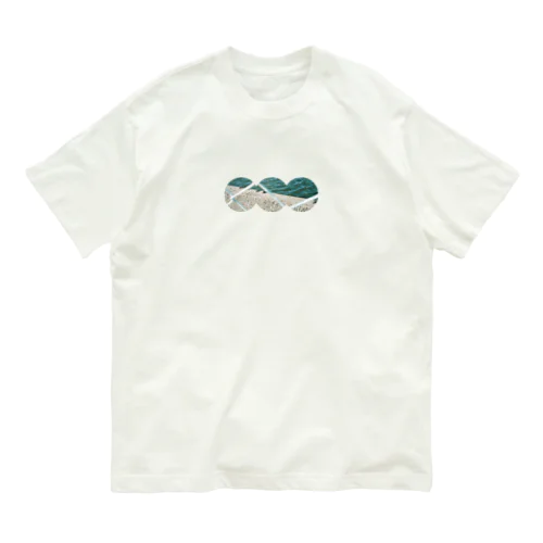 まるい波 Organic Cotton T-Shirt