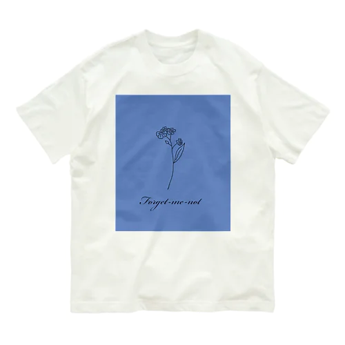 Forget-me-not オーガニックコットンTシャツ