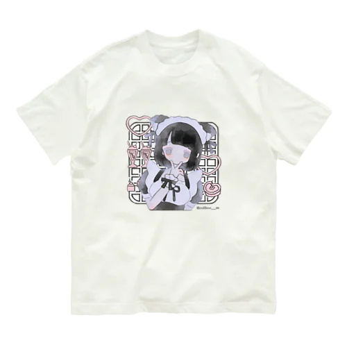 ಇ   double-sided printing オーガニックコットンTシャツ