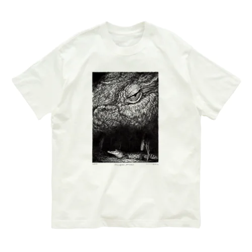 Crocodylus porosus オーガニックコットンTシャツ