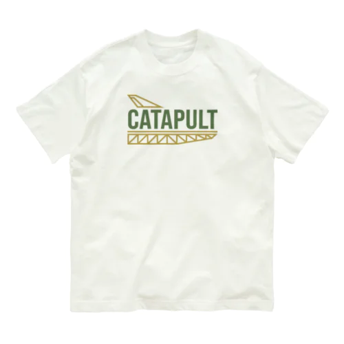 カタパルト CATAPULT ロゴ オーガニックコットンTシャツ