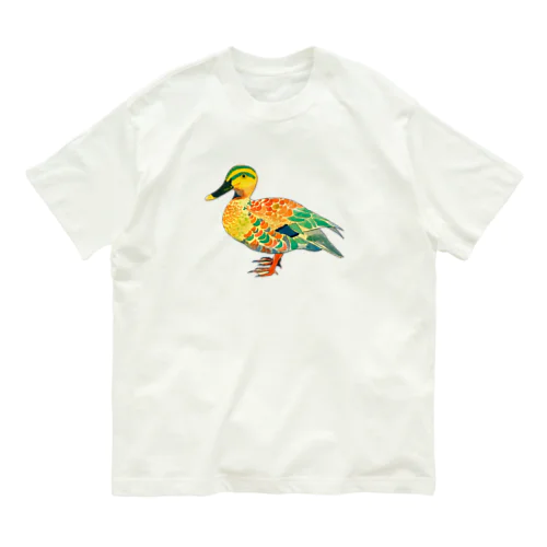 カルガモちゃん Organic Cotton T-Shirt