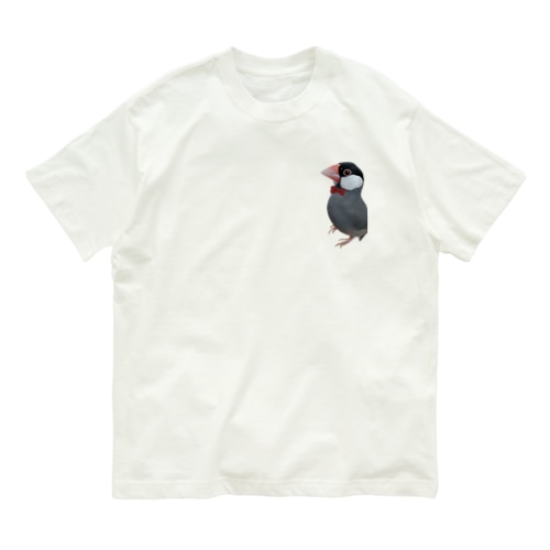 おすましな文鳥さん Organic Cotton T-Shirt