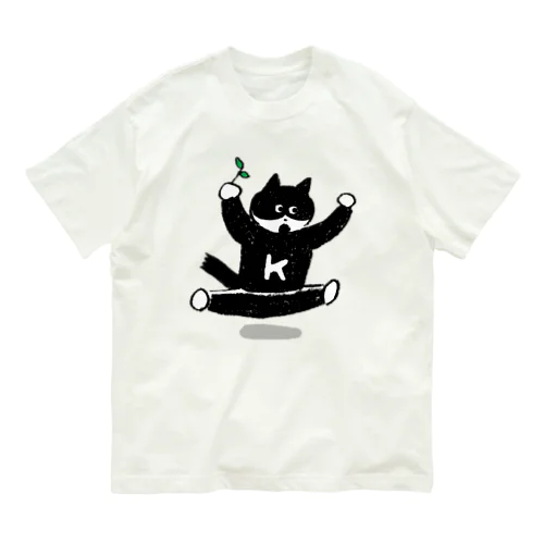 葉っぱ熊吉 Organic Cotton T-Shirt