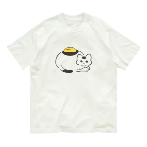 背中にバター オーガニックコットンTシャツ