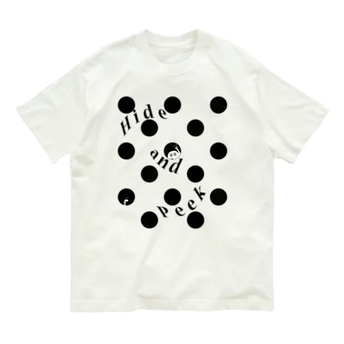 H&P in a dot（水玉柄の中） オーガニックコットンTシャツ