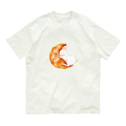 クロワッサンとうさぎさん Organic Cotton T-Shirt