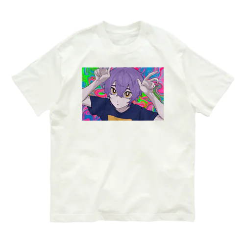 ぴーす オーガニックコットンTシャツ