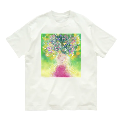 お花の子 Organic Cotton T-Shirt