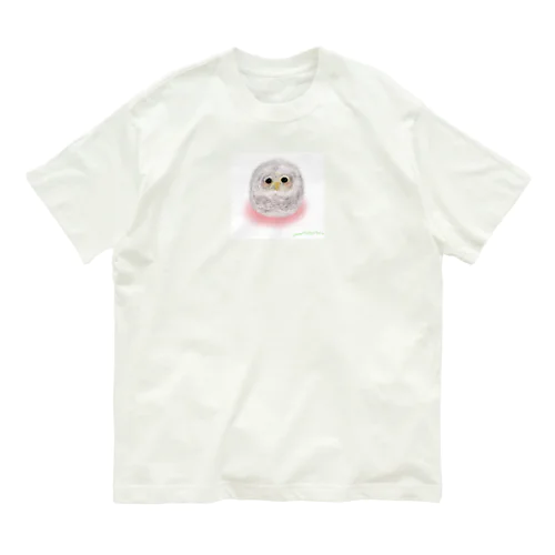 フクロウの赤ちゃん オーガニックコットンTシャツ