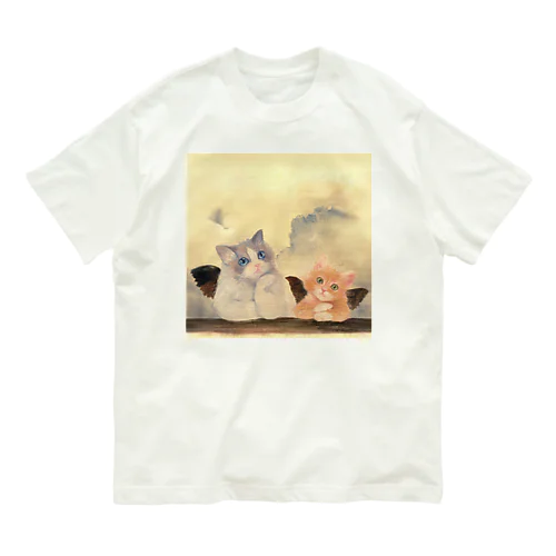 ラファエロの猫天使たち オーガニックコットンTシャツ