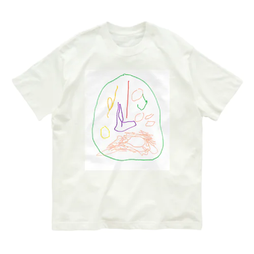 ピザ オーガニックコットンTシャツ