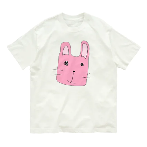 うさ～ぎ オーガニックコットンTシャツ