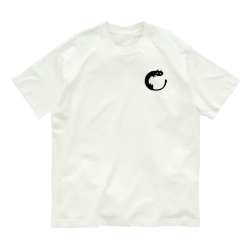 アルファベット　C　ネコ Organic Cotton T-Shirt