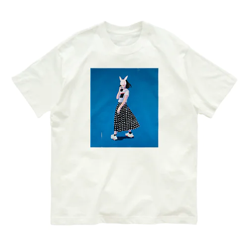 blue girl オーガニックコットンTシャツ