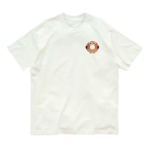 アルファベットどうぶつ　O　フクロウ Organic Cotton T-Shirt
