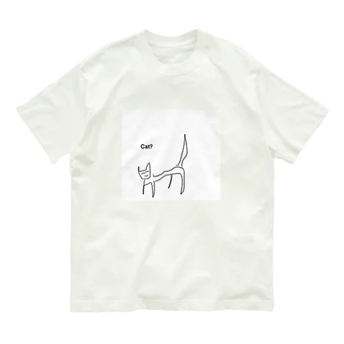 cat? Organic Cotton T-Shirt