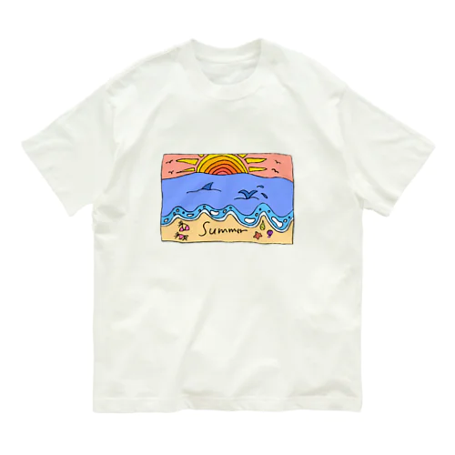 summer オーガニックコットンTシャツ