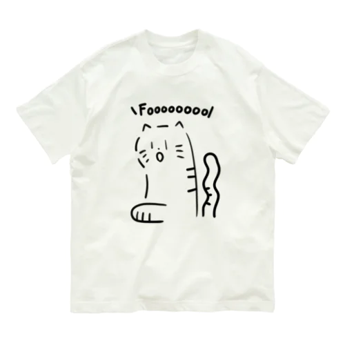 FOOOOOO！！Cat Organic Cotton T-Shirt