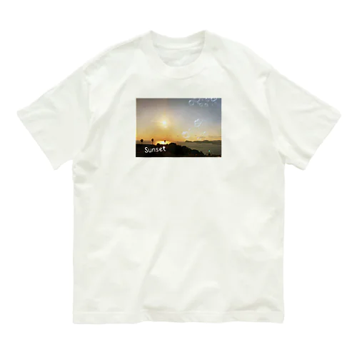 Sunset オーガニックコットンTシャツ