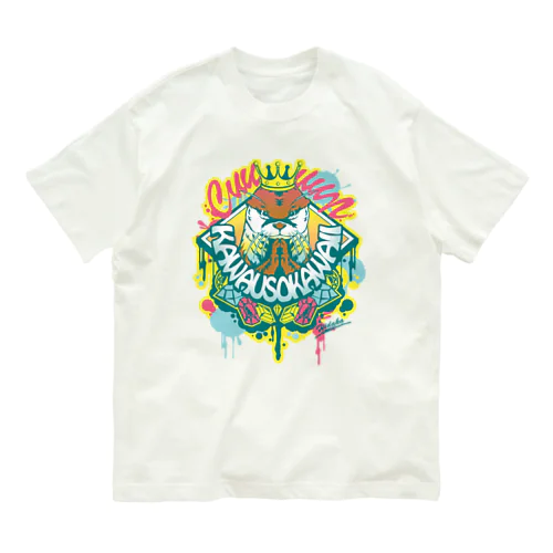 𝙎𝙩𝙧𝙚𝙚𝙩 𝙆𝙖𝙬𝙖𝙪𝙨𝙤（トロピカルver） Organic Cotton T-Shirt