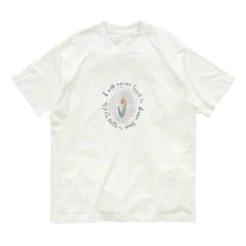 夢見るチューリップ Organic Cotton T-Shirt