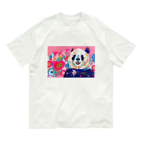 君には笑っていて欲しいから🐼 Organic Cotton T-Shirt