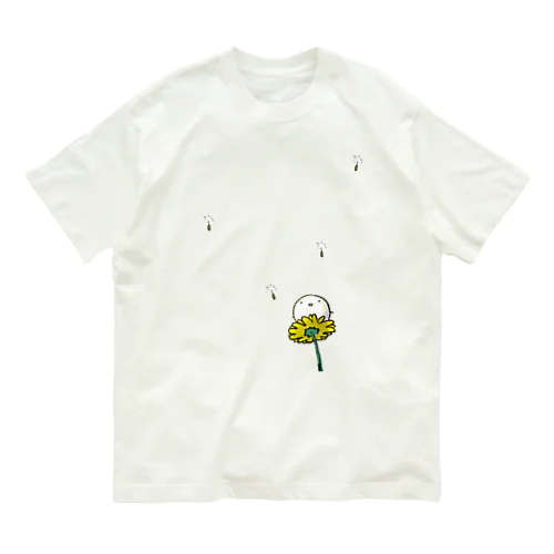 たんぽぽ ほわ Organic Cotton T-Shirt