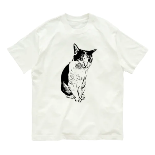 にらみネコTシャツ Organic Cotton T-Shirt