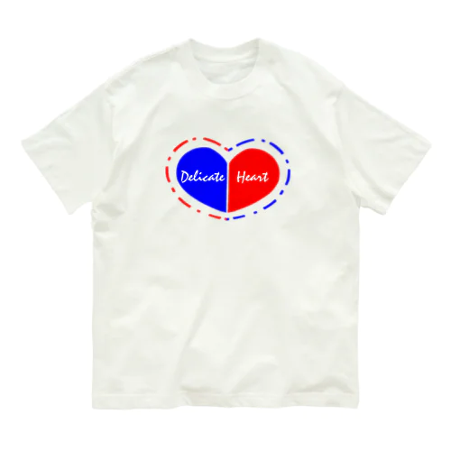 繊細な心臓 Organic Cotton T-Shirt