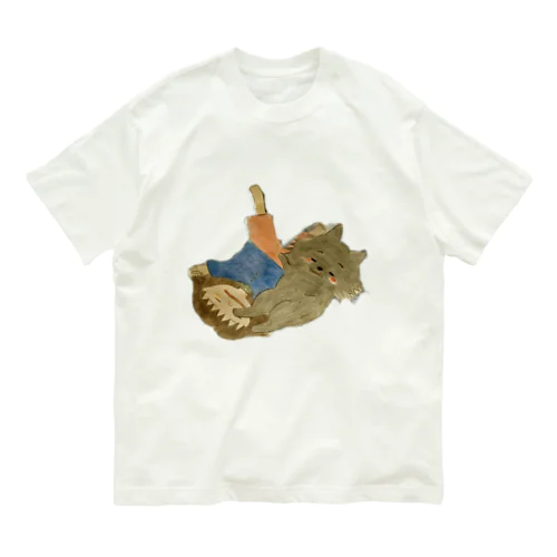 Take a nap with Chacha オーガニックコットンTシャツ