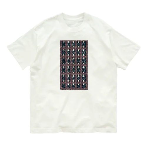 チェック柄 Organic Cotton T-Shirt