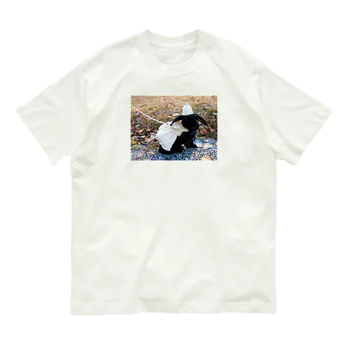 秋のニットちゃん Organic Cotton T-Shirt